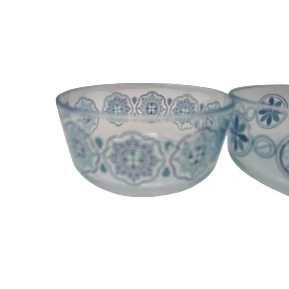 Lot Of 2 7inch Pyrex 1980s Mixing Bowl No Plastic Lids